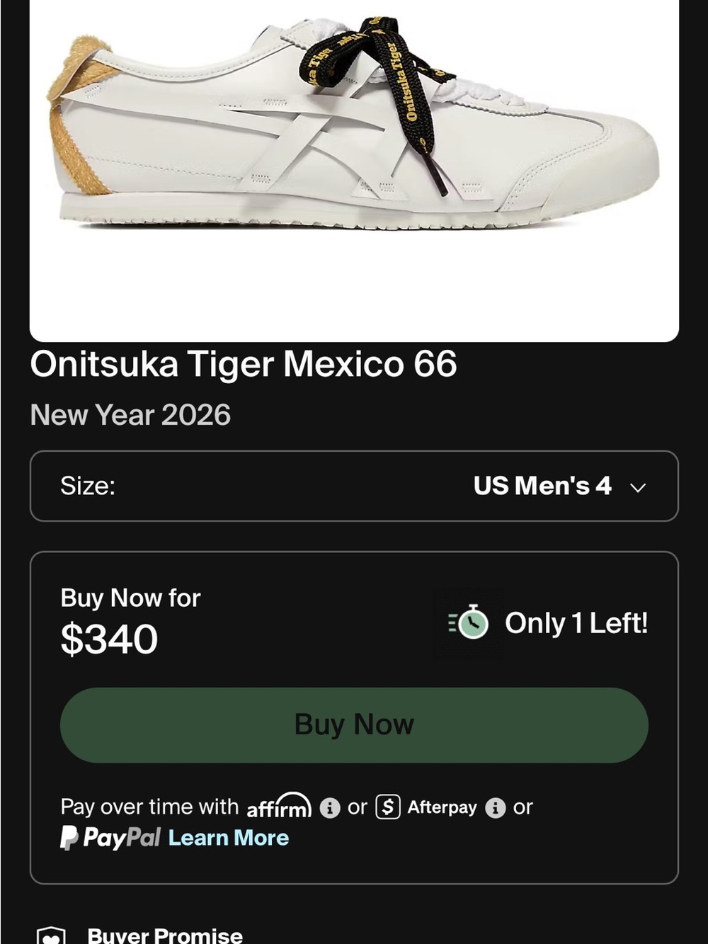 Onitsuka Tigers LIMITED EDITION Year of the Horse Mexico 66 - Picture 6 of 11